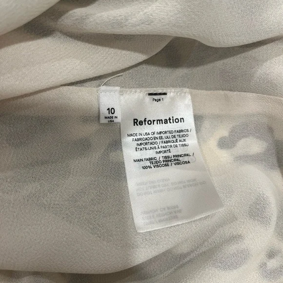 Reformation Leopard Print Dress with Black Straps - Picture 11 of 11